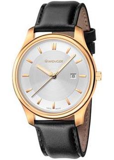 Швейцарские наручные мужские часы Wenger 01.1441.106. Коллекция City Classic