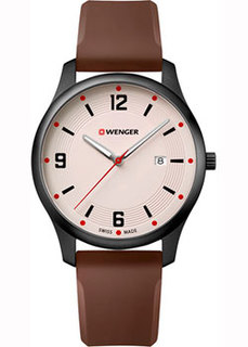 Швейцарские наручные мужские часы Wenger 01.1441.124. Коллекция City Active
