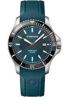Швейцарские наручные мужские часы Wenger 01.0641.128. Коллекция Seaforce