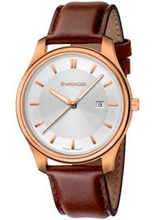 Швейцарские наручные мужские часы Wenger 01.1441.107. Коллекция City Classic