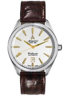Швейцарские наручные мужские часы Atlantic 53750.41.21G. Коллекция Worldmaster