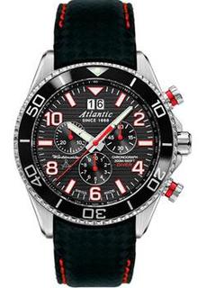 Швейцарские наручные мужские часы Atlantic 55470.47.65RC. Коллекция Worldmaster Diver