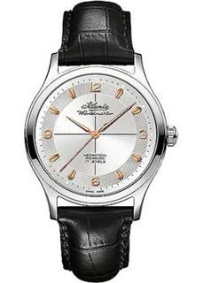 Швейцарские наручные мужские часы Atlantic 53654.41.25R. Коллекция Worldmaster