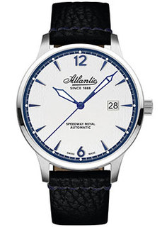 Швейцарские наручные мужские часы Atlantic 68750.41.25B. Коллекция Speedway Royale