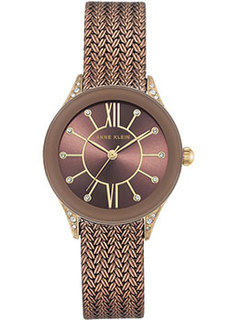 fashion наручные женские часы Anne Klein 2209BNTT. Коллекция Crystal