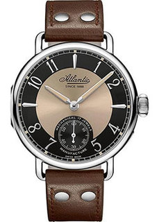 Швейцарские наручные мужские часы Atlantic 57950.41.65B. Коллекция Worldmaster