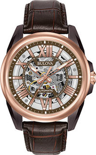 Японские наручные мужские часы Bulova 98A165. Коллекция Sutton