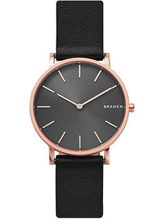 Швейцарские наручные мужские часы Skagen SKW6447. Коллекция Leather