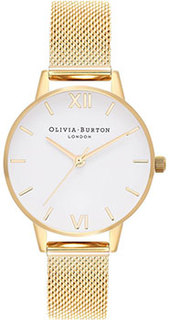 fashion наручные женские часы Olivia Burton OB16MDW35. Коллекция White Dial Mesh