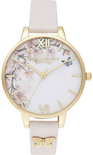 fashion наручные женские часы Olivia Burton OB16EG123. Коллекция Pretty Blossom