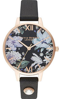 fashion наручные женские часы Olivia Burton OB16BF23. Коллекция Bejewelled Florals