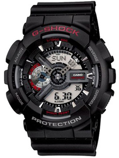 Японские наручные мужские часы Casio GA-110-1A. Коллекция G-Shock
