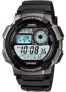 Японские наручные мужские часы Casio AE-1000W-1B. Коллекция Digital
