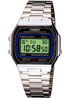 Японские наручные мужские часы Casio A-164WA-1. Коллекция Vintage