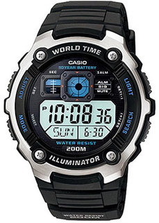 Японские наручные мужские часы Casio AE-2000W-1A. Коллекция Digital