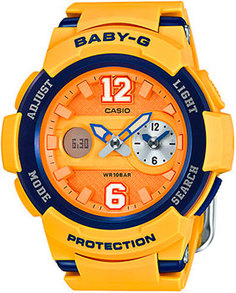 Японские наручные женские часы Casio BGA-210-4B. Коллекция Baby-G