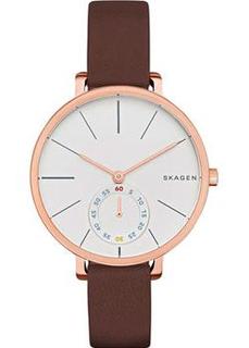 Швейцарские наручные женские часы Skagen SKW2356. Коллекция Leather