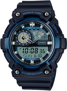 Японские наручные мужские часы Casio AEQ-200W-2A. Коллекция Ana-Digi