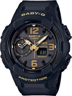 Японские наручные женские часы Casio BGA-230-1B. Коллекция Baby-G