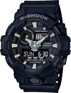 Японские наручные мужские часы Casio GA-700-1B. Коллекция G-Shock
