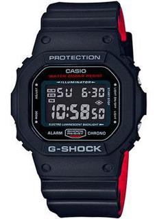 Японские наручные мужские часы Casio DW-5600HR-1E. Коллекция G-Shock