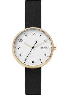 Швейцарские наручные женские часы Skagen SKW2626. Коллекция Leather