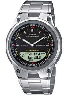 Японские наручные мужские часы Casio AW-80D-1A. Коллекция Ana-Digi