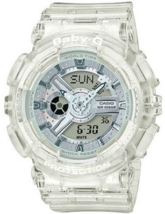 Японские наручные женские часы Casio BA-110CR-7A. Коллекция Baby-G