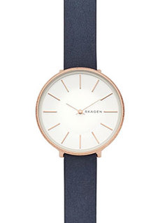 Швейцарские наручные женские часы Skagen SKW2723. Коллекция Leather