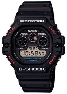 Японские наручные мужские часы Casio DW-5900-1ER. Коллекция G-Shock