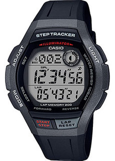 Японские наручные мужские часы Casio WS-2000H-1AVEF. Коллекция Digital