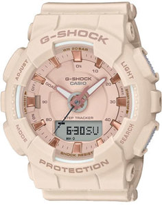 Японские наручные женские часы Casio GMA-S130PA-4AER. Коллекция G-Shock