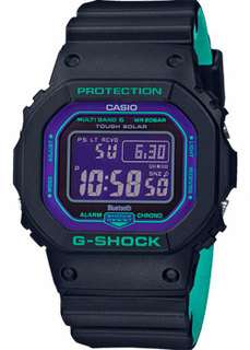 Японские наручные мужские часы Casio GW-B5600BL-1ER. Коллекция G-Shock
