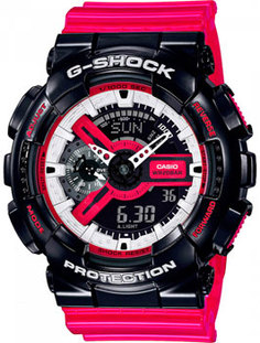 Японские наручные мужские часы Casio GA-110RB-1AER. Коллекция G-Shock