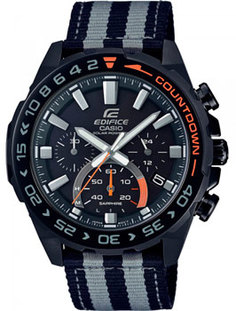 Японские наручные мужские часы Casio EFS-S550BL-1AVUEF. Коллекция Edifice