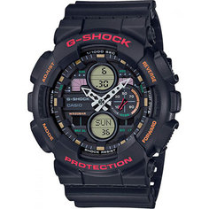 Японские наручные мужские часы Casio GA-140-1A4ER. Коллекция G-Shock