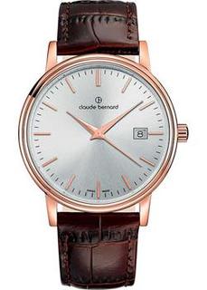 Швейцарские наручные мужские часы Claude Bernard 53007-37RAIR. Коллекция Classic Gents