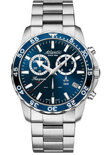 Швейцарские наручные мужские часы Atlantic 87467.42.51. Коллекция Seasport