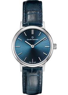 Швейцарские наручные женские часы Claude Bernard 20215-3BUIN. Коллекция Ladies Slim Line