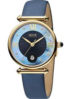 Швейцарские наручные женские часы Epos 8000.700.22.85.86. Коллекция Quartz