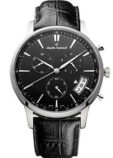 Швейцарские наручные мужские часы Claude Bernard 01002-3NIN. Коллекция Classic Gents