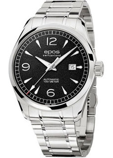 Швейцарские наручные мужские часы Epos 3401.132.20.55.30. Коллекция Passion