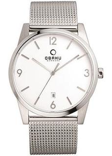 fashion наручные мужские часы Obaku V169GDCIMC. Коллекция Mesh