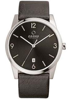 fashion наручные мужские часы Obaku V169GDCBRB. Коллекция leather