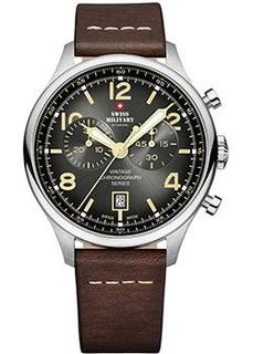 Швейцарские наручные мужские часы Swiss military SM30192.04. Коллекция Vintage