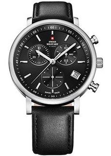 Швейцарские наручные мужские часы Swiss military SM34058.04. Коллекция Кварцевые хронографы