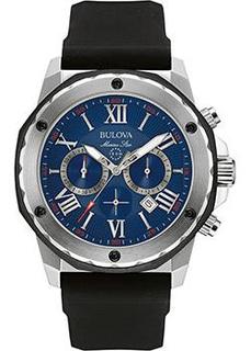 Японские наручные мужские часы Bulova 98B258. Коллекция Marine Star