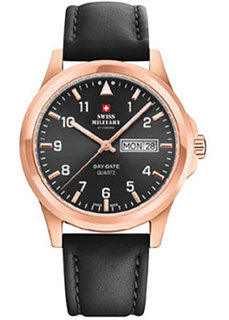 Швейцарские наручные мужские часы Swiss military SM34071.09. Коллекция Day Date
