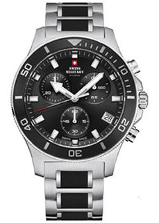 Швейцарские наручные мужские часы Swiss military SM34067.01. Коллекция Sports