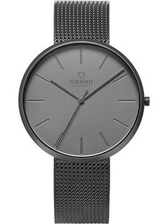 fashion наручные мужские часы Obaku V219GXUUMU. Коллекция Mesh